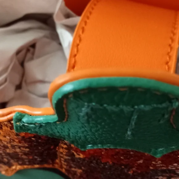 Betsey Johnson Glittery Jack-o'-Lantern's Two Faces Trick or Treat Spider Bag - Picture 3 of 16